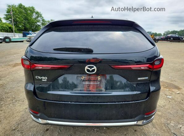 JM3KKDHA5R1143337 2024 MAZDA CX-90 Black Вид ззаду