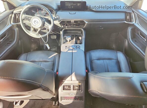 JM3KKDHA7R1152914 2024 MAZDA CX-90 Gray Вид панелі приладів