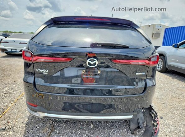 JM3KKDHA9R1131935 2024 MAZDA CX-90 Black Հետևի տեսք