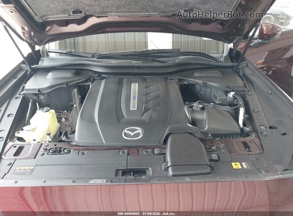 JM3KKDHAXR1150624 2024 MAZDA CX-90 PHEV Burgundy Vista trasera
