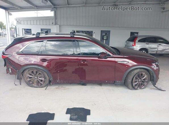 JM3KKDHAXR1150624 2024 MAZDA CX-90 PHEV Burgundy Vista del cuadro de instrumentos