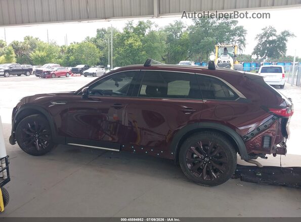 JM3KKDHAXR1150624 2024 MAZDA CX-90 PHEV Burgundy Vista interior trasera