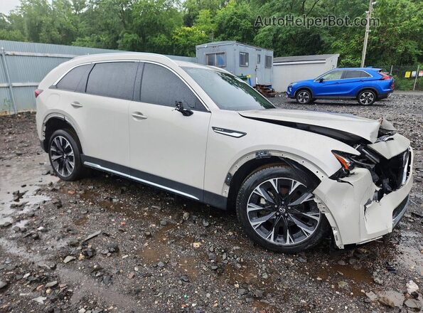JM3KKDHAXR1157704 2024 MAZDA CX-90 Tan Przód prawy