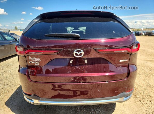 JM3KKDHC2S1243905 2025 MAZDA CX-90 Burgundy Rear view