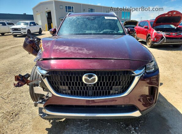 JM3KKDHC2S1243905 2025 MAZDA CX-90 Burgundy Front view