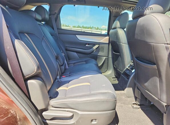 JM3KKDHC2S1243905 2025 MAZDA CX-90 Burgundy Rear interior view