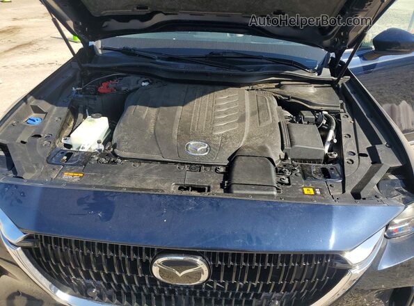 JM3KKDHD0R1163229 2024 MAZDA CX-90 Blue Շարժիչի բաժամունքի տեսք