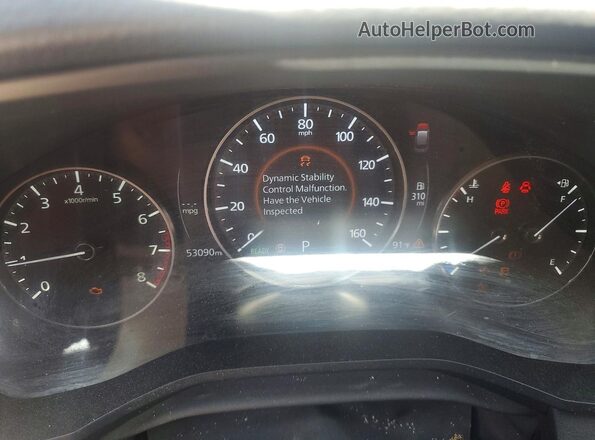 JM3KKDHD3R1121122 2024 MAZDA CX-90 Burgundy Вид щитка приладів