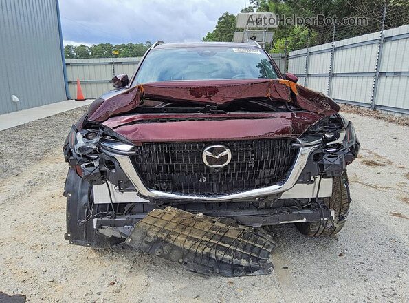 JM3KKEHA1R1157340 2024 MAZDA CX-90 Burgundy Вид спереду