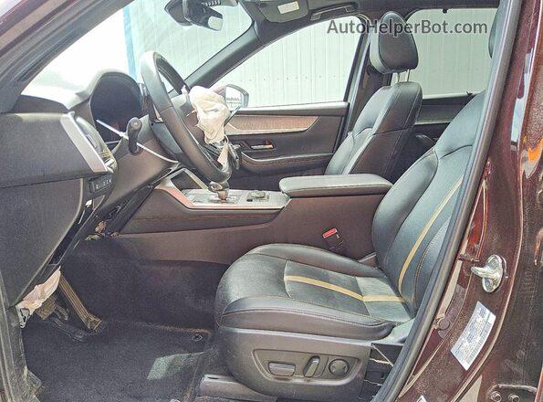JM3KKEHA1R1157340 2024 MAZDA CX-90 Burgundy Вид салону спереду