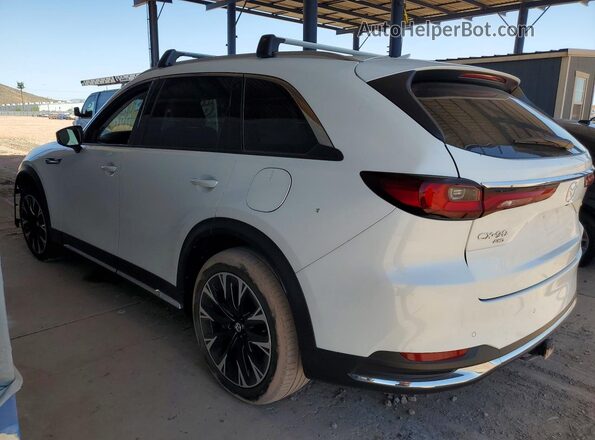 JM3KKEHA3R1139213 2024 MAZDA CX-90 White Trasero izquierdo