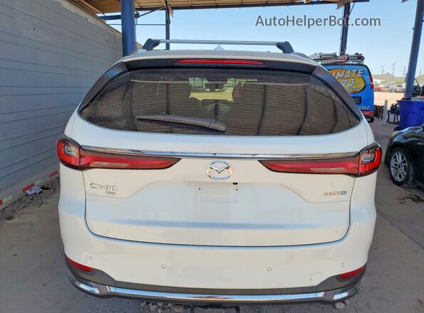 JM3KKEHA3R1139213 2024 MAZDA CX-90 White Vista trasera
