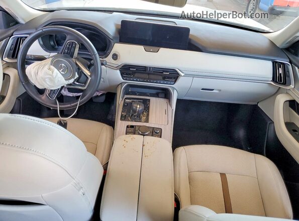 JM3KKEHA3R1139213 2024 MAZDA CX-90 White Vista del salpicadero