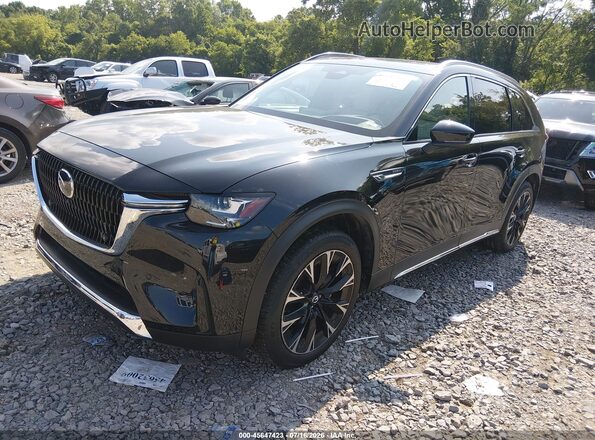 JM3KKEHA7S1247405 2025 MAZDA CX-90 PHEV Черный Передняя левая четверть