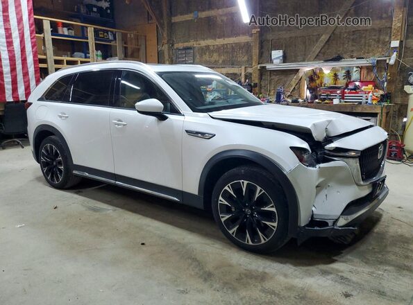JM3KKEHA9R1120715 2024 MAZDA CX-90 Белый Передняя правая четверть