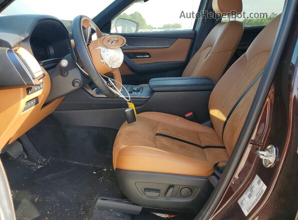 JM3KKEHC8R1187825 2024 MAZDA CX-90 Burgundy Սալոնի դիմացի տեսք