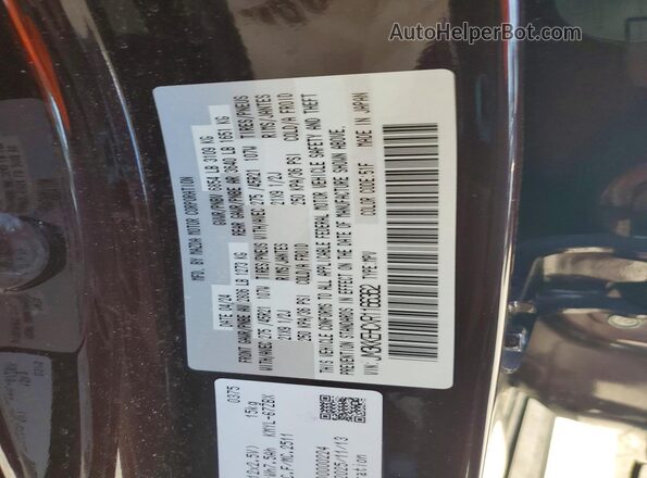 JM3KKEHCXR1166362 2024 MAZDA CX-90 Maroon VIN კოდის სტიკერის ხედი