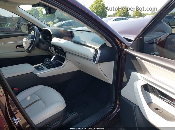 JM3KKEHD4R1126223 2024 MAZDA CX-90 Burgundy Vista interior delantera