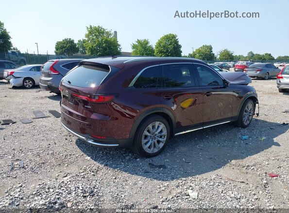 JM3KKEHD4R1126223 2024 MAZDA CX-90 Burgundy Trasero derecho