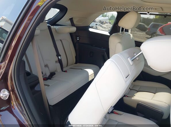 JM3KKEHD4R1126223 2024 MAZDA CX-90 Burgundy Vista de la etiqueta del VIN