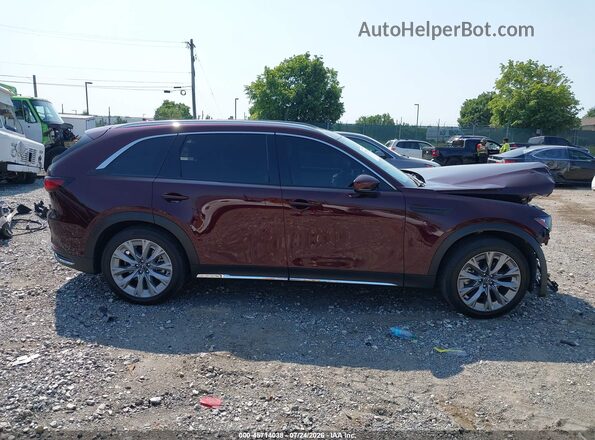 JM3KKEHD4R1126223 2024 MAZDA CX-90 Burgundy Vista interior de 360 grados