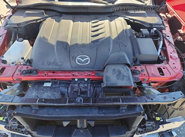 JM3KKEHD5S1227650 2025 MAZDA CX-90 Red Вид підкапотного простору