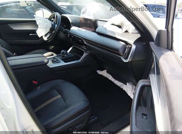 JM3KKEHD6S1235062 2025 MAZDA CX-90 White Widok wnętrza z przodu