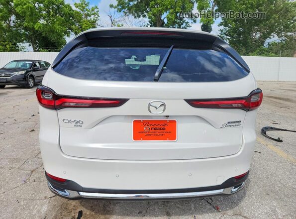 JM3KKEHD6T1379793 2026 MAZDA CX-90 White Vista trasera