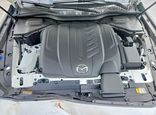 JM3KKEHD6T1379793 2026 MAZDA CX-90 White Vista del compartimento del motor