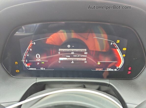 JM3KMCHA3T0142799 2026 MAZDA CX-5 Blue Вид щитка приладів