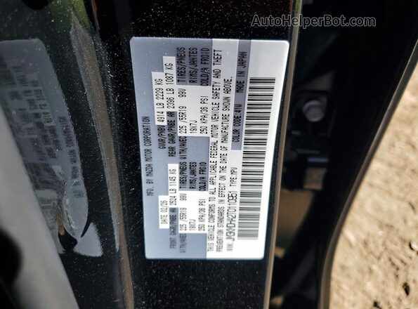 JM3KMDHA2T0110951 2026 MAZDA CX-5 Black VIN კოდის სტიკერის ხედი