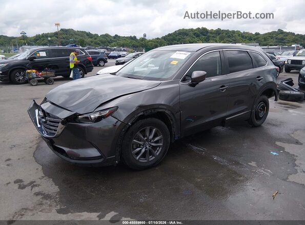 JM3TCABY3L0406802 2020 MAZDA CX-9 Gray Առջևի ձախ երեք քառորդ տեսարան