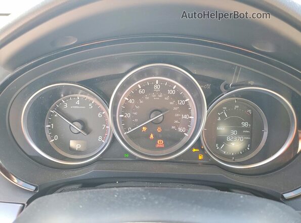 JM3TCACY0G0123715 2016 MAZDA CX-9 White Instrument cluster view