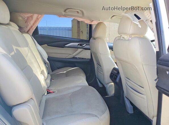 JM3TCACY0G0123715 2016 MAZDA CX-9 White Rear seats view