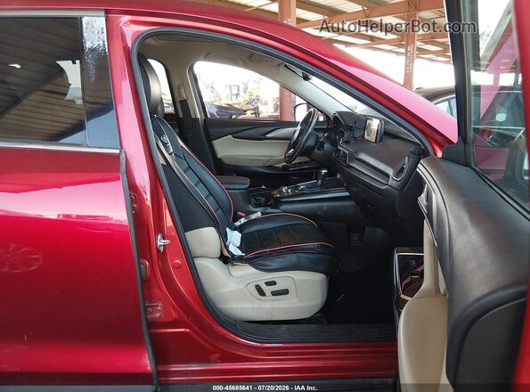 JM3TCACY0J0205757 2018 MAZDA CX-9 Red წინა სალონის ხედი