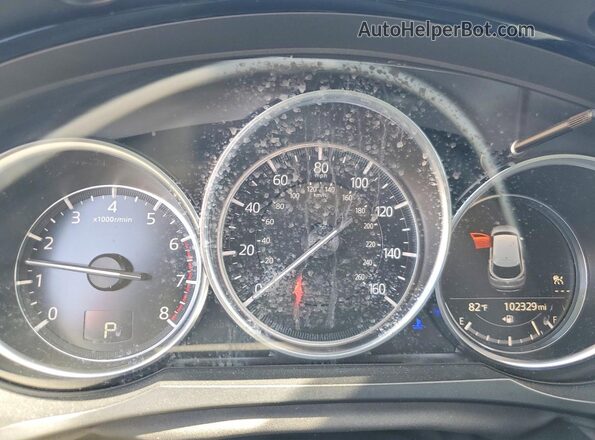 JM3TCACY0K0314480 2019 MAZDA CX-9 Black Widok zestawu wskaźników