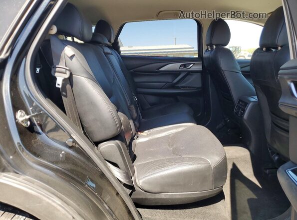 JM3TCACY0K0314480 2019 MAZDA CX-9 Black Widok wnętrza z tyłu