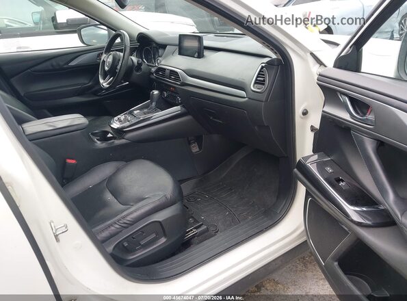 JM3TCACY1J0237228 2018 MAZDA CX-9 White Widok wnętrza z przodu