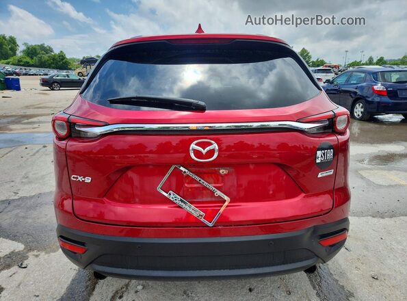 JM3TCACY1K0315492 2019 MAZDA CX-9 Maroon Հետևի տեսք