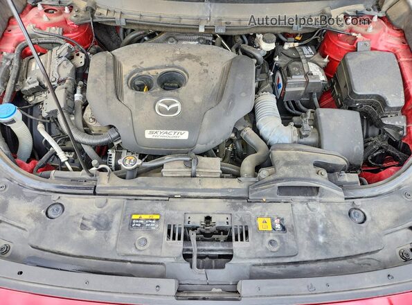 JM3TCACY1K0315492 2019 MAZDA CX-9 Maroon Շարժիչի բաժամունքի տեսք