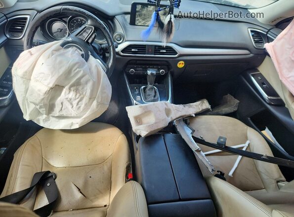 JM3TCACY2K0314920 2019 MAZDA CX-9 Black Вид панелі приладів