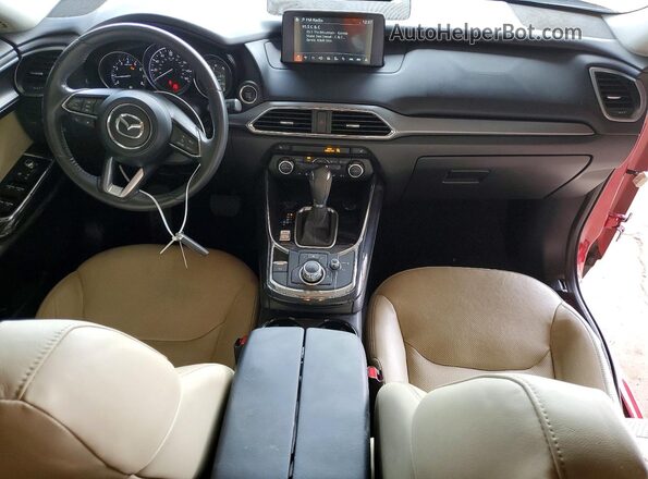 JM3TCACY3H0136072 2017 MAZDA CX-9 Красный Вид панели приборов