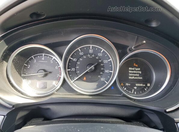 JM3TCACY3J0228451 2018 MAZDA CX-9 Gray Instrument cluster view