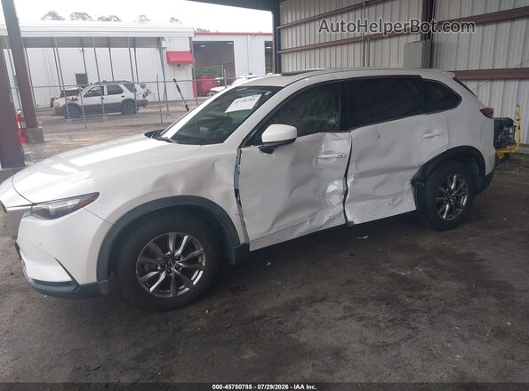 JM3TCACY3J0228899 2018 MAZDA CX-9 White წინა მარცხენა ხედი სამი მეოთხედიდან