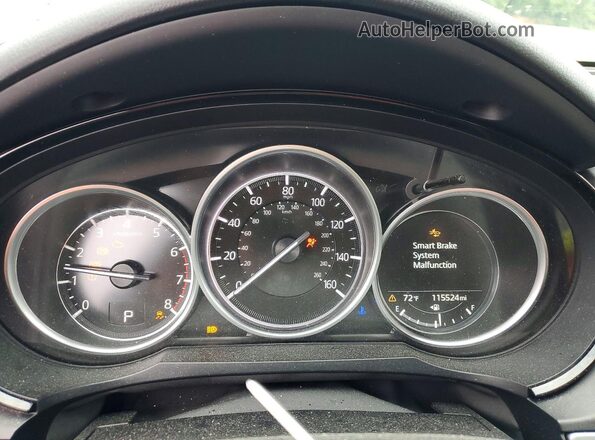 JM3TCACY3L0421153 2020 MAZDA CX-9 Синий Вид щитка приборов