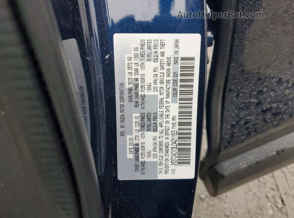 JM3TCACY3L0421153 2020 MAZDA CX-9 Синий Панорамный вид салона 360°