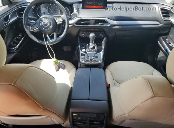 JM3TCACY4L0402840 2020 MAZDA CX-9 White Dashboard view