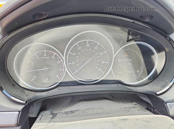 JM3TCACY5J0223431 2018 MAZDA CX-9 Blue Вид щитка приладів