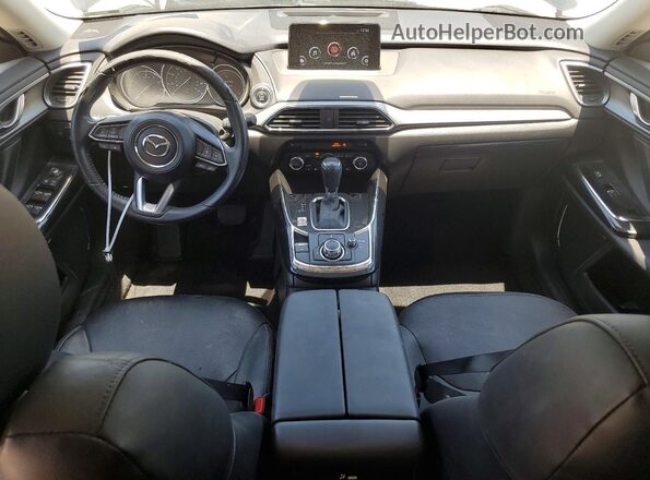 JM3TCACY5J0223431 2018 MAZDA CX-9 Blue Вид панелі приладів
