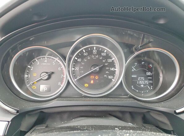 JM3TCACY6G0119863 2016 MAZDA CX-9 Blue Vista del cuadro de instrumentos